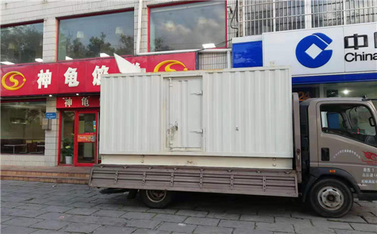 三家镇出租发电机施工案例